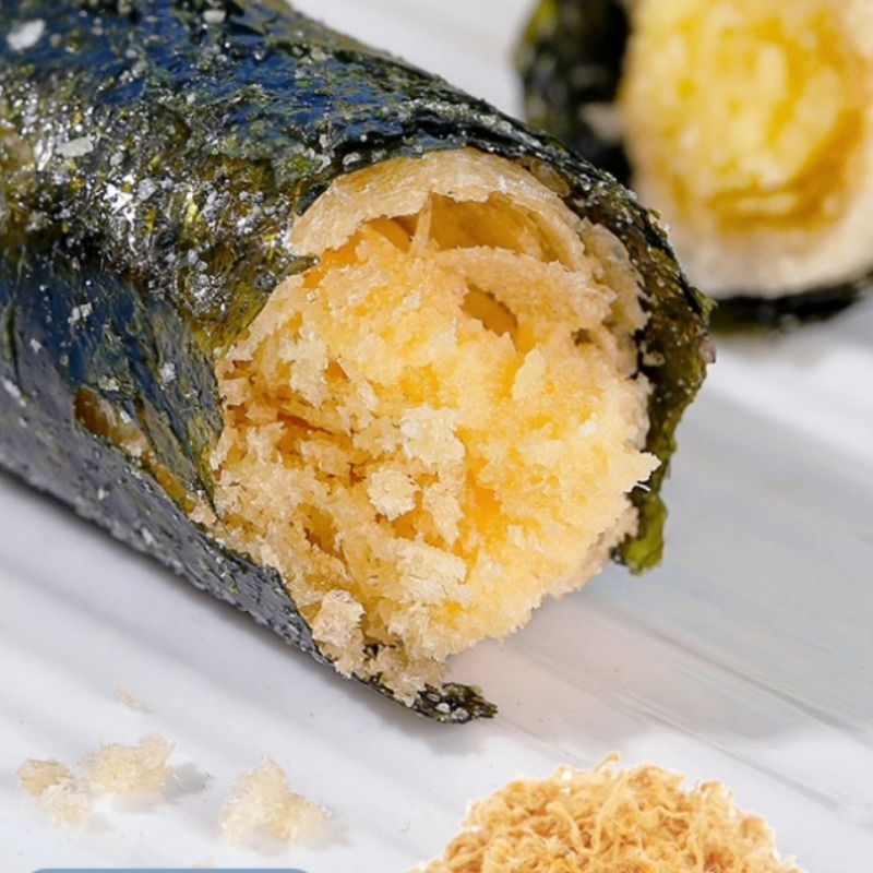 海苔肉松卷儿童孕妇休闲食品酥脆夹心解馋营养健康不上火小零食