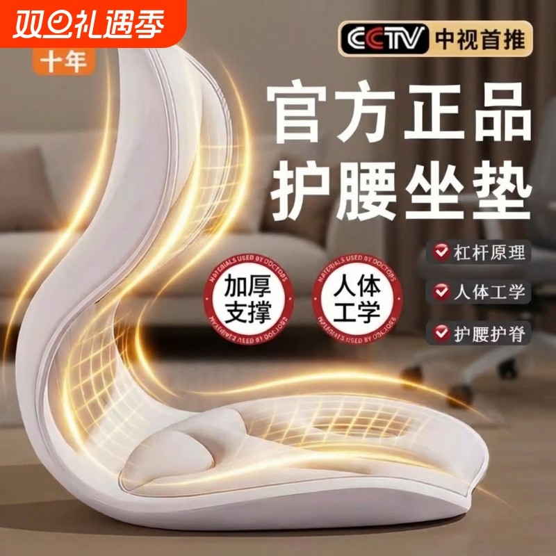 护腰坐姿椅人体工学设计腰部久坐靠背垫办公椅子腰椎按摩支撑臀部