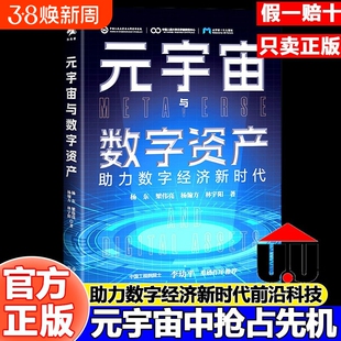 官方正版元宇宙与数字资产杨东一本书读懂元与经济人工智能书籍前沿科技经济理论玩转AI虚拟课题科研教学时代工程助力大学基于项目