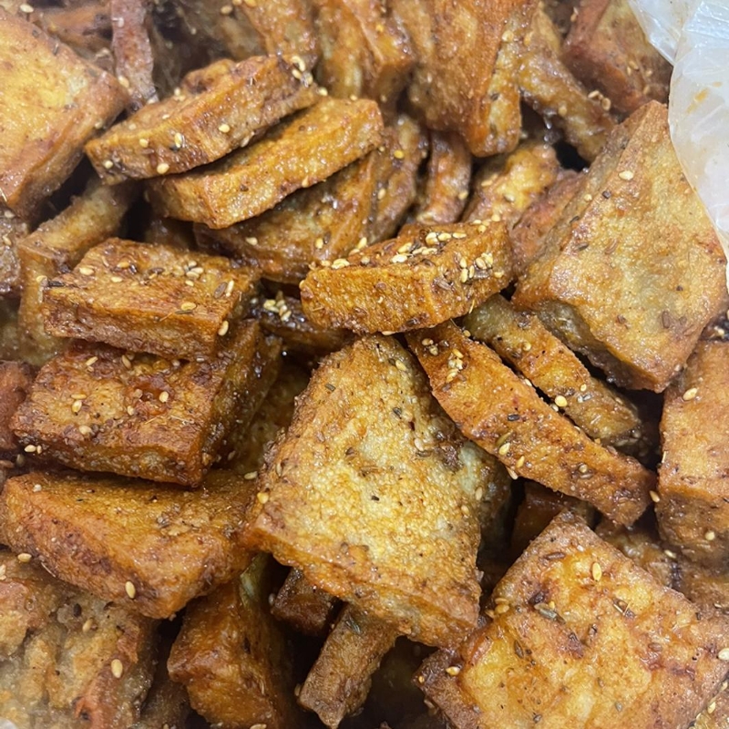 高碑店特产孜然豆干 干 香辣豆干 干 孜然豆腐卷 豆制品小零食 开