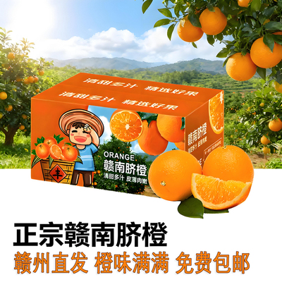 江西正宗赣南脐橙甜橙子包邮