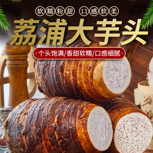 广西荔浦新鲜芋头粉糯香芋正宗旗舰店现挖大槟榔芋毛芋艿9斤包邮5