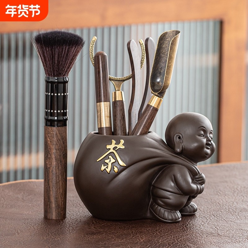 茶道六君子套装功夫茶具配件大全喝茶用品茶刀茶夹茶刷勺泡茶工具,餐饮具,茶道/零配,淘宝优惠券,粉丝福利购,淘宝优惠卷