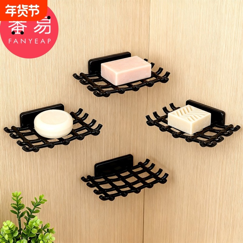 T肥皂盒/壁挂C1vo001-壁挂式沥水架置物架家用免打孔卫生间挂钩,家庭/个人清洁工具,皂盒,淘宝优惠券,粉丝福利购,淘宝优惠卷