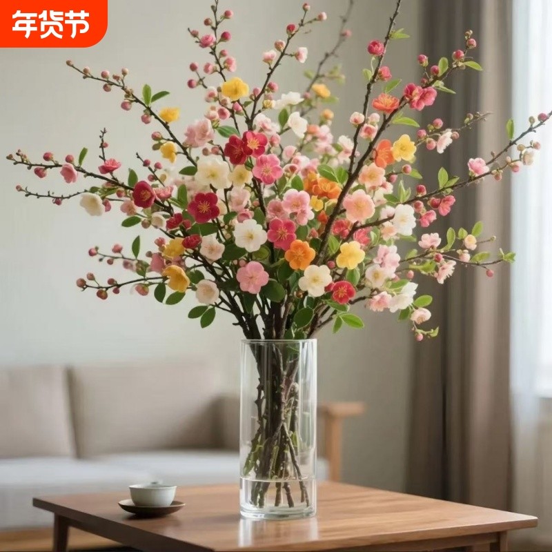 遇水开花鲜枝水培梅花枝带花苞室内耐寒花卉绿植冬季客厅阳台卧室,鲜花速递/花卉仿真/绿植园艺,时令草本花卉,淘宝优惠券,粉丝福利购,淘宝优惠卷