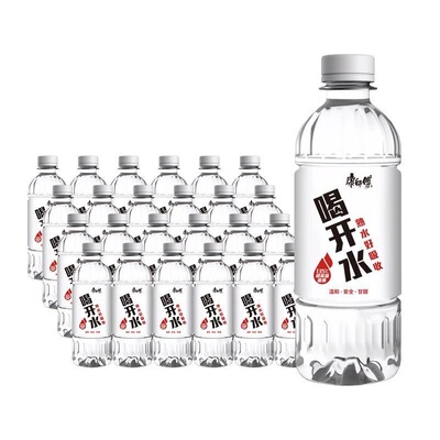 康师傅喝开水380ml*24瓶装商超同款囤货优选非凉白开矿泉水饮用水