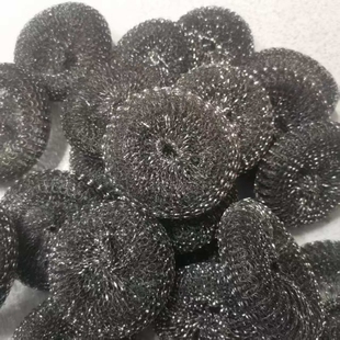 洗锅刷子大号钢丝球替换头家用不锈钢清洁球不拉丝不生锈刷锅神器