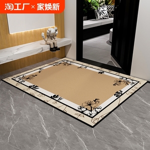 入户门垫玄关地垫家用进大门口脚垫可裁剪防滑耐脏比利时绒高级感