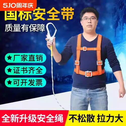 乐顺新国标安全带五点式