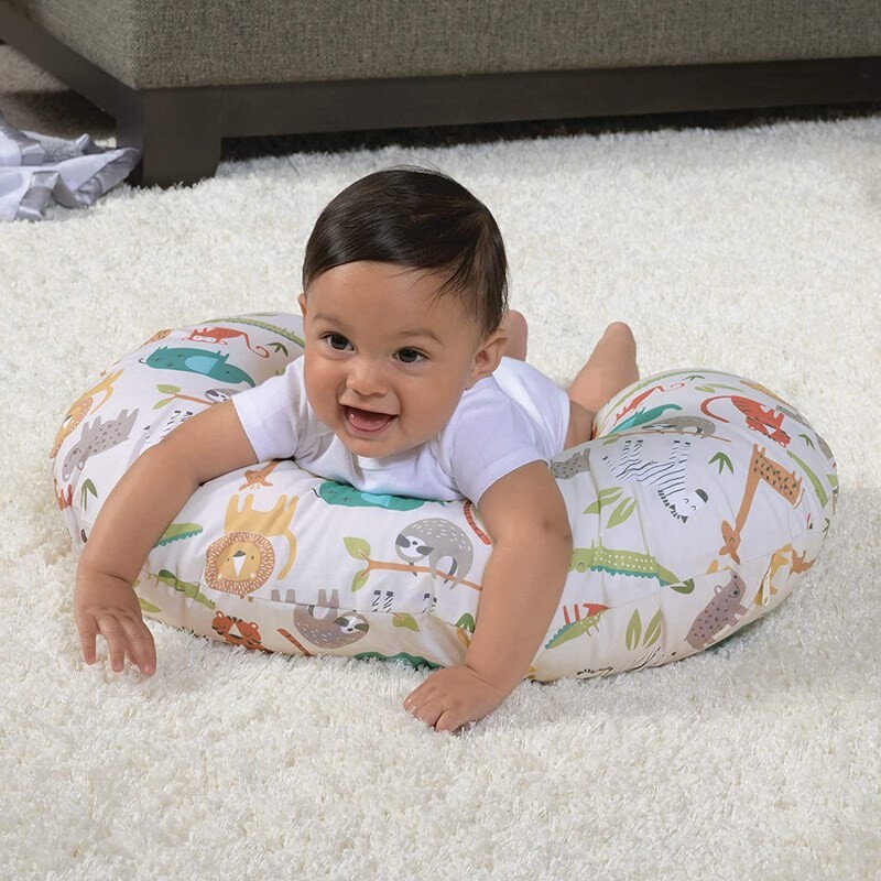 亚马逊热销婴儿喂奶枕套弹力U型哺乳枕套可拆卸枕套哺乳孕妇枕头
