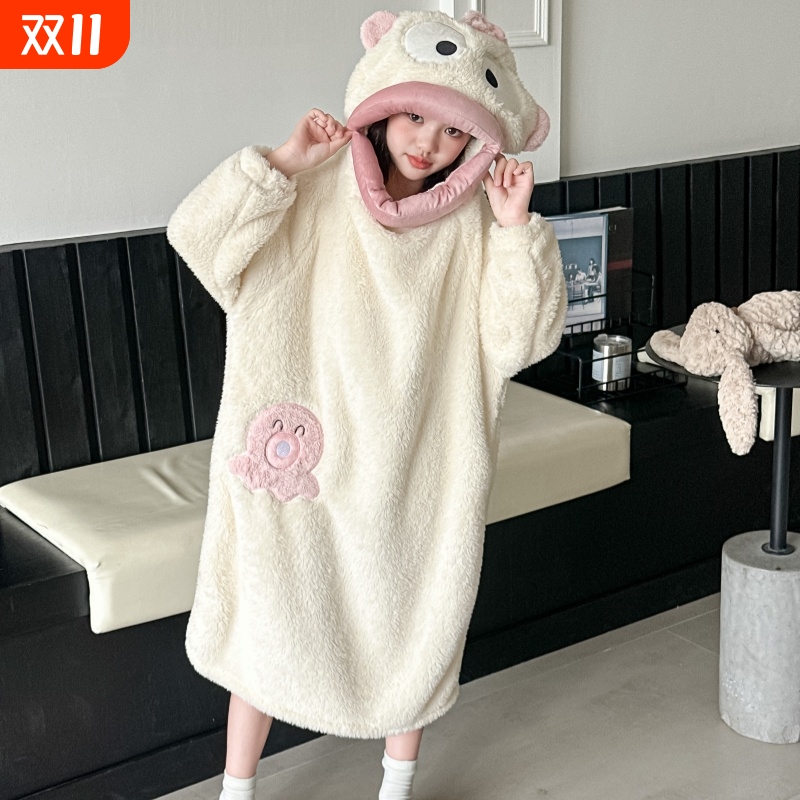 小丑鱼儿童连体睡衣秋冬季
