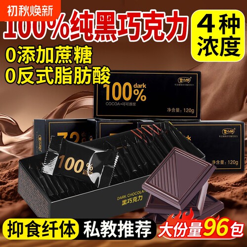 【身材管理】黑巧克力纯可可脂