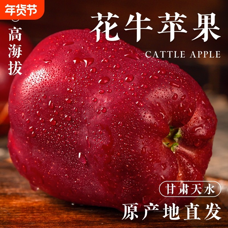 花牛苹果正宗甘肃天水10斤水果新鲜整箱当季糖心粉面丑平安果黄金,水产肉类/新鲜蔬果/熟食,苹果,淘宝优惠券,粉丝福利购,淘宝优惠卷