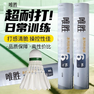 羽毛球羽毛正品不易室内室外比赛防风训练用球耐打专业鹅毛黑羽