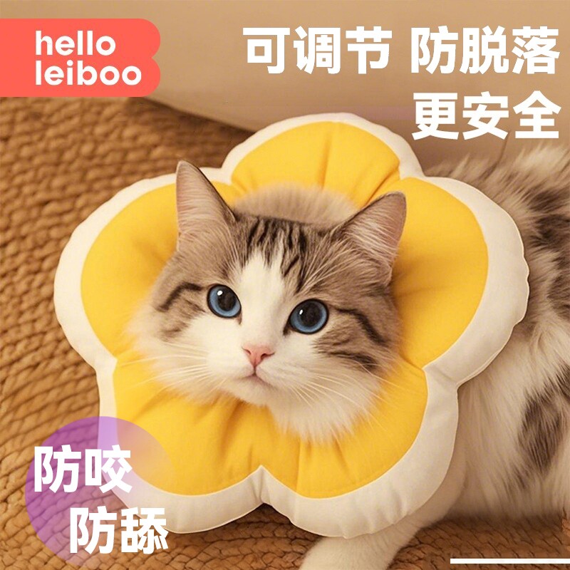 伊丽莎白圈猫绝育项圈防舔猫咪绝育项圈狗狗头套宠物驱虫伊脖圈