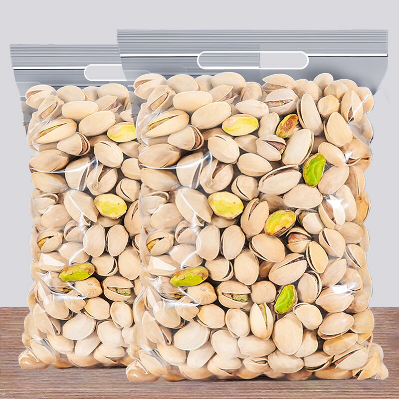 特大颗粒开心果500g干果零食自然开口坚果年货批发新货健康果仁