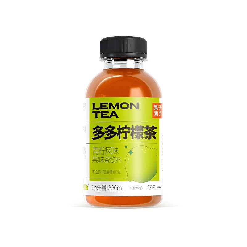 果子熟了多多柠檬茶芭乐茉莉风味330ml调味茶饮料绿茶好喝葡萄图片