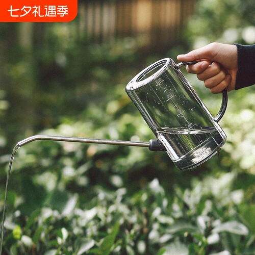 浇水壶浇花水壶小家用长嘴洒水壶园艺多肉养花喷壶淋花壶不锈钢