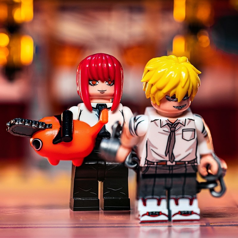 兼容乐高电锯人电次啵奇塔玛奇玛蕾塞适用乐高积木人仔适用乐高,饰品/流行首饰/时尚饰品新,摆件,淘宝优惠券,粉丝福利购,淘宝优惠卷