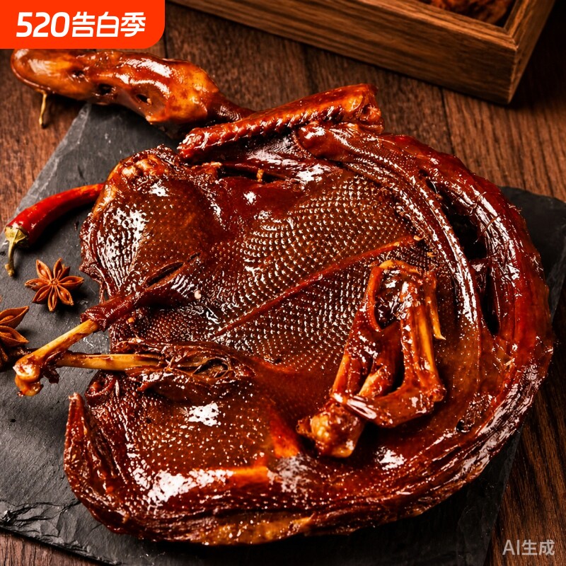 正宗酱板鸭香辣湖南常德特产卤味零食小吃即食手撕解馋辣味真空