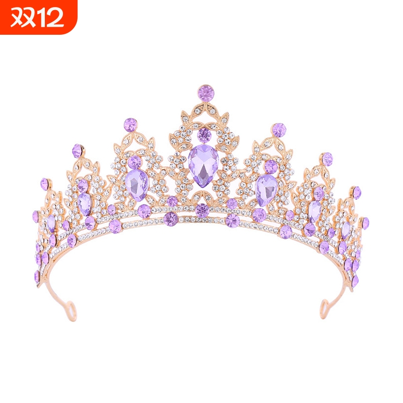 皇冠头饰儿童韩版公主可爱小女孩生日发饰女童头冠舞台走秀王冠品