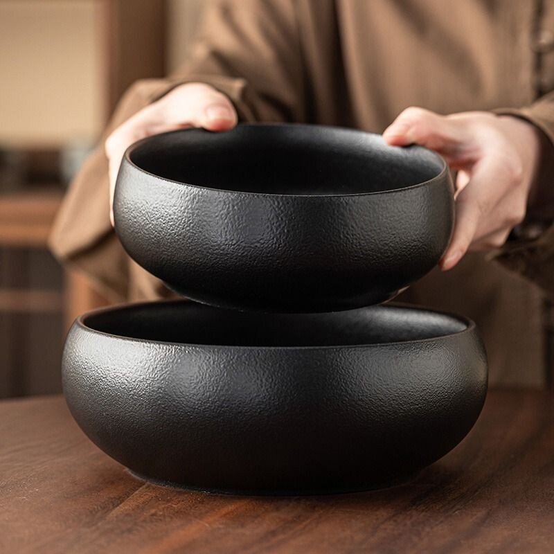 家用大茶洗杯洗黄汝窑陶瓷花盆养鱼缸茶渣缸烟灰缸笔洗微造景摆件