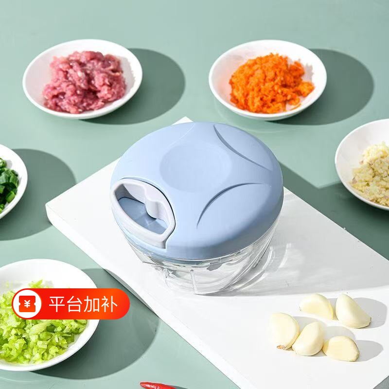 捣蒜泥神器拉蒜器蒜蓉搅碎机小型大蒜手动压蒜臼子切菜器蒜末辣椒