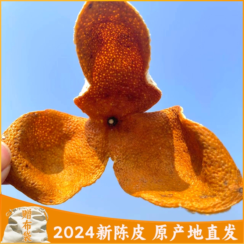 正宗2024年新会青皮茶枝柑鲜果广东江门大红陈皮泡水可陈10年20年