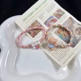 Высокий плетеный кролик, с медвежатами, 1 шт