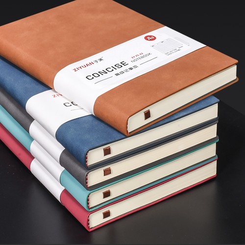 羊巴皮笔记本子a5商务简约软皮本