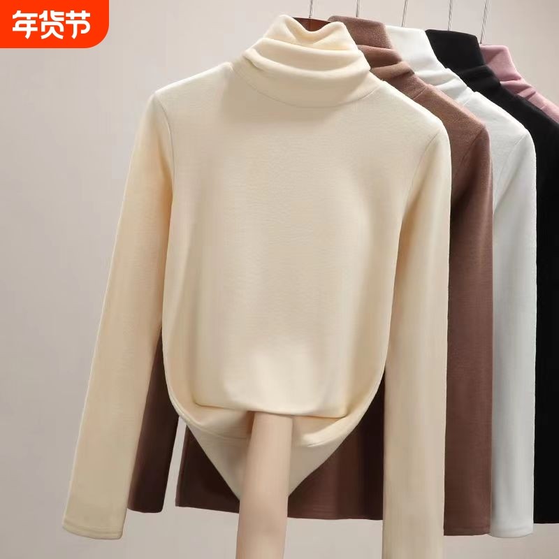 儿童螺纹德绒打底衫女童秋冬内搭t恤中大童保暖高领长袖休闲上衣,童装/婴儿装/亲子装,T恤,淘宝优惠券,粉丝福利购,淘宝优惠卷