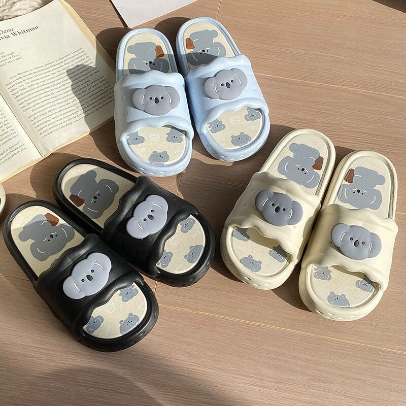 拖鞋女夏季外穿家居室内洗澡防滑情侣厚底凉拖鞋男新款居家可爱