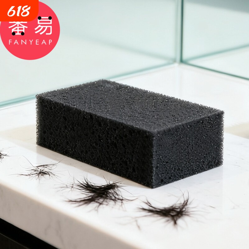 海绵/扫发B1pl000-海绵擦美发理发店用扫碎发擦头发清洁海绵工具