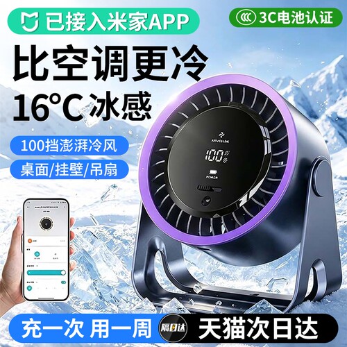 【已连入米家APP】制冷智能风扇