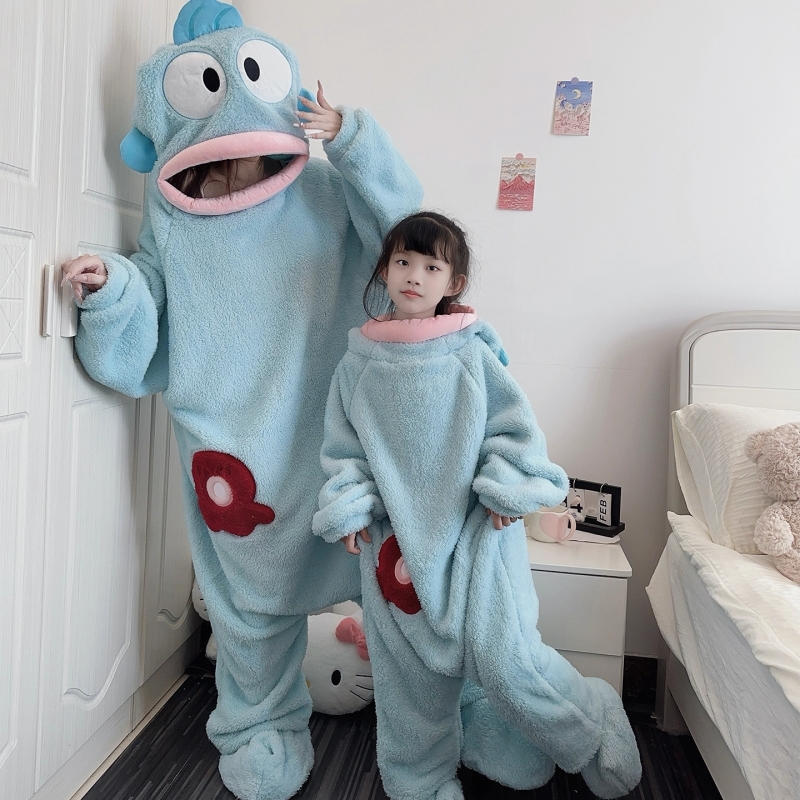 小丑鱼连体睡衣女大嘴鱼搞怪睡袍