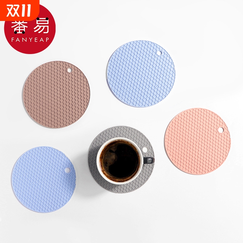 隔热垫/硅胶AA1sn0-家用杯垫砂锅垫餐桌防烫餐桌垫保温杯垫餐垫