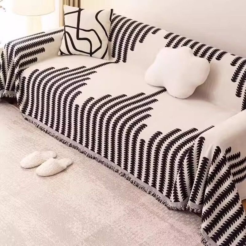 沙发套罩盖布巾雪尼尔新款加厚四季全盖沙发毯垫高级感防滑防猫抓