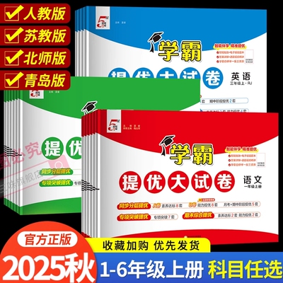 学霸提优大试卷小学语文数学