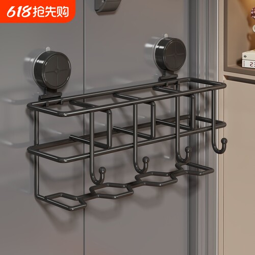 【吸盘设计】壁挂式雨伞收纳架