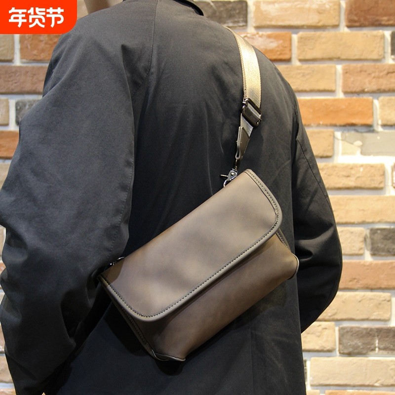 【新增大号】男士单肩包男款斜挎包小包潮流时尚男生个性挎包夏季