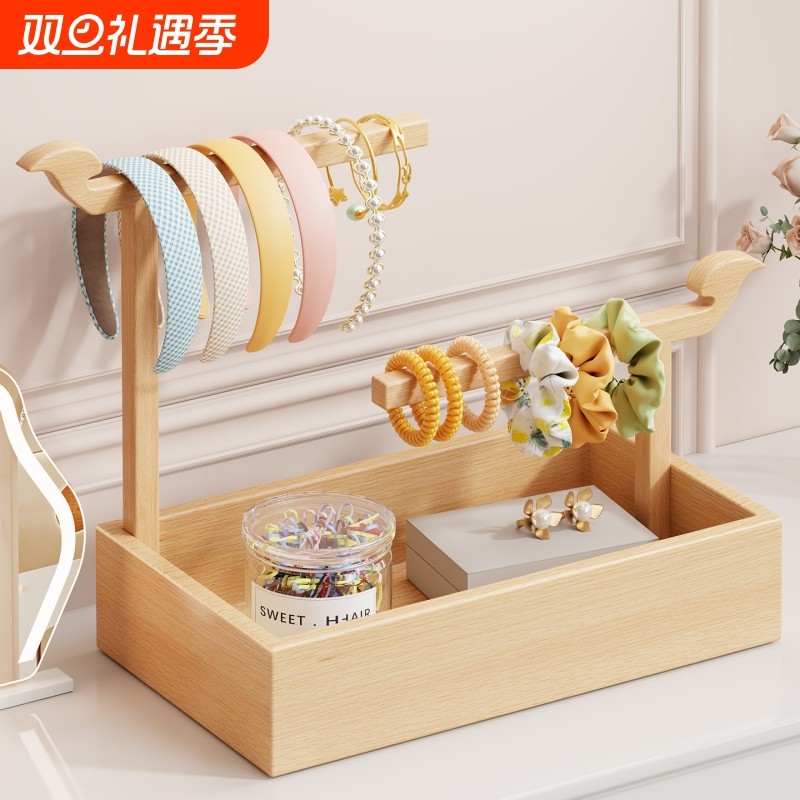 实木发饰展示架发箍架子