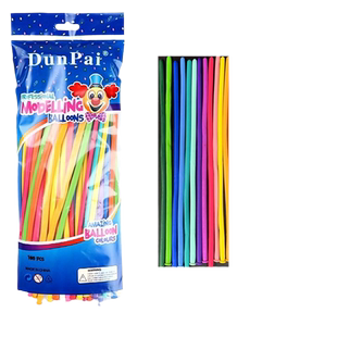 气球长条加厚马卡龙色260魔术儿童卡通装饰造型编花样防爆乳胶