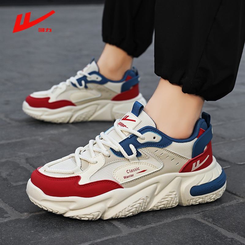 回力老爹鞋女2025秋季新款厚底增高透气运动鞋轻便百搭休闲女鞋