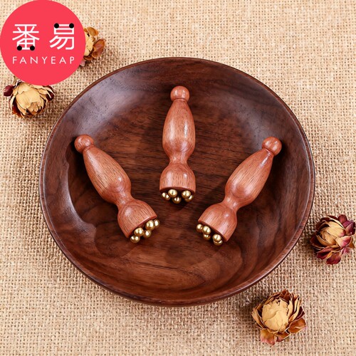 按摩器/眼部A1pn700-双头脸部面部拨筋棒小莲蓬眼部按摩棒经络刷