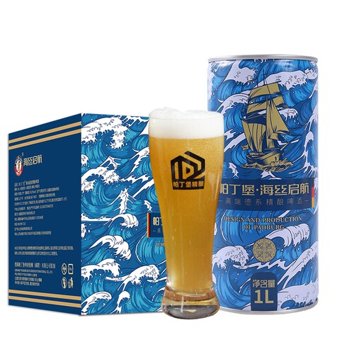 1L精酿大桶装原浆啤酒12°P麦芽