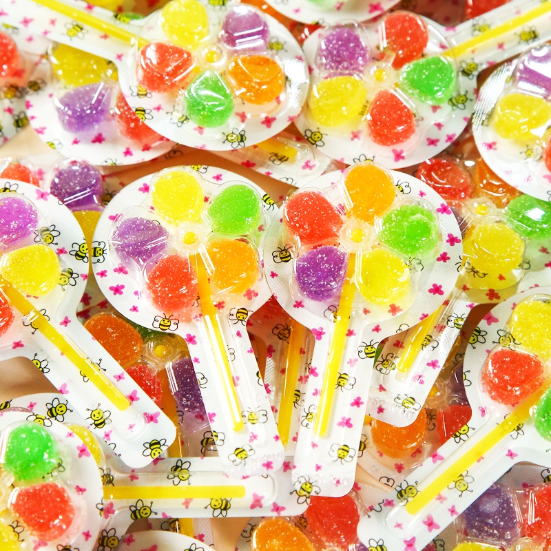 风车软糖橡皮糖棒棒糖糖果礼物学生奖励小零食分享小朋友水果健康