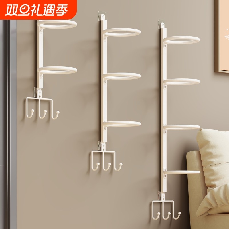 篮球收纳架家用墙上壁挂式整理架排球足球球类放置架免打孔室内