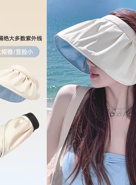 【夏季出行】防晒空顶帽可折叠