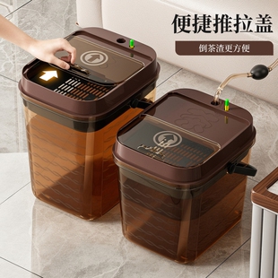 茶桶茶渣桶家用p茶水桶茶台废水桶茶盘排水桶茶具配件排水管泡茶