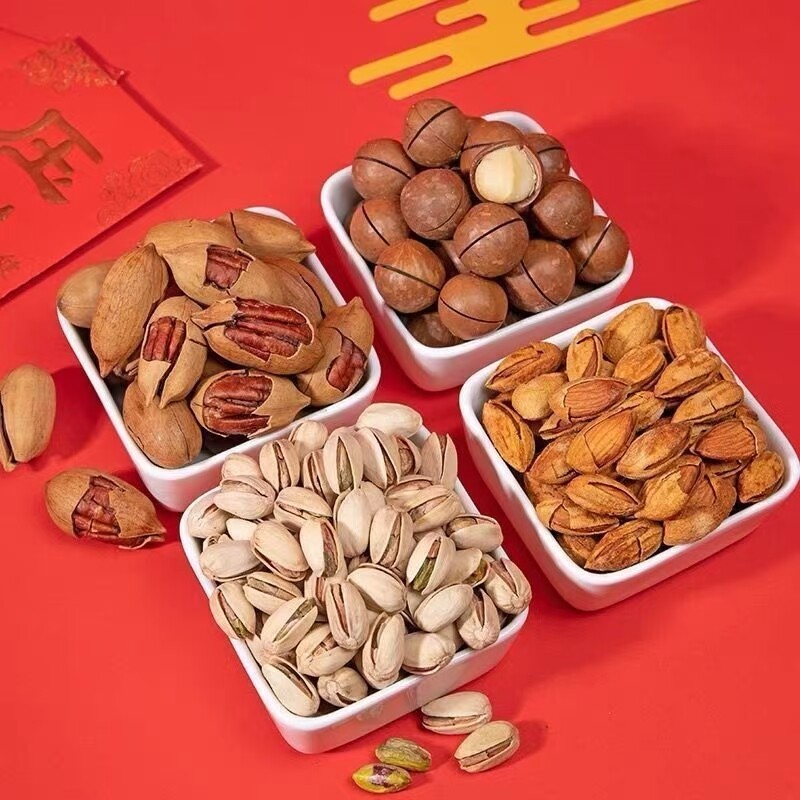 坚果组合干果坚果大礼包零食礼盒开心果年货腰果碧根果瓜子散装